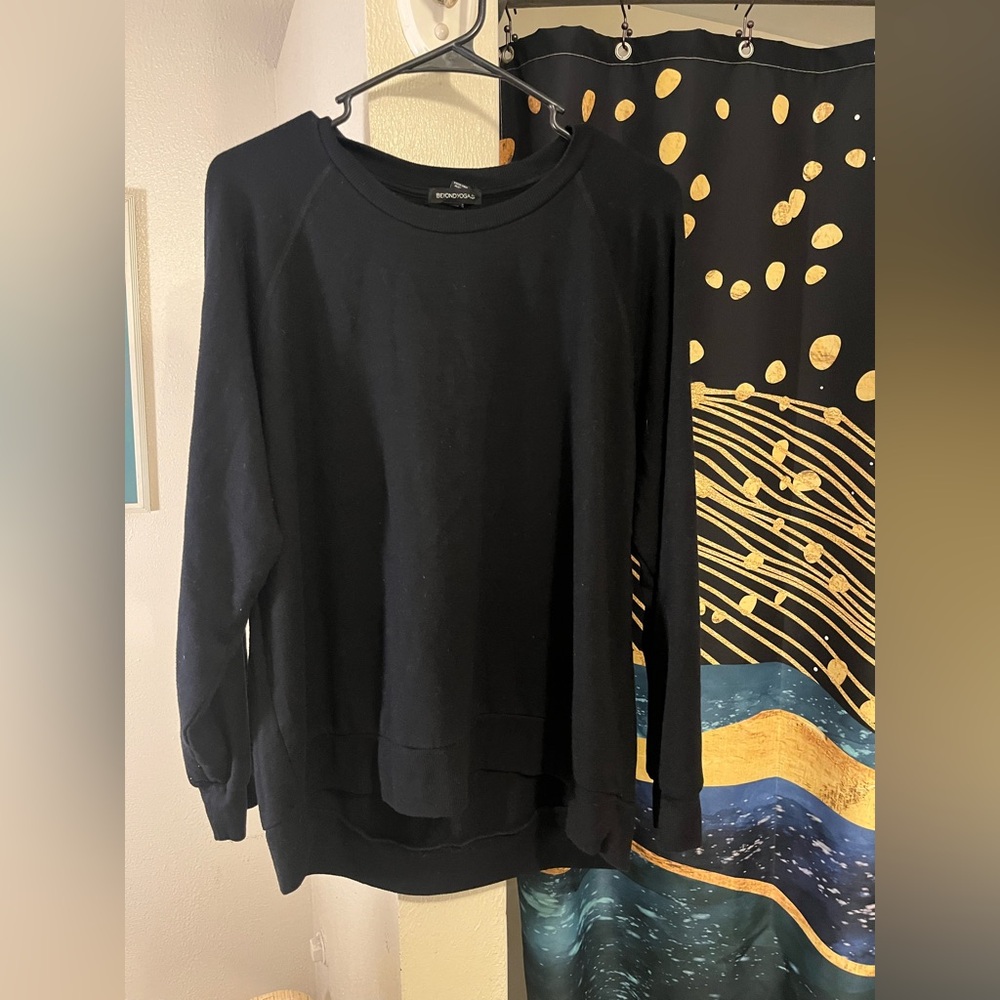 Beyond yoga Womans Black Sweaters two for one price of $50.00